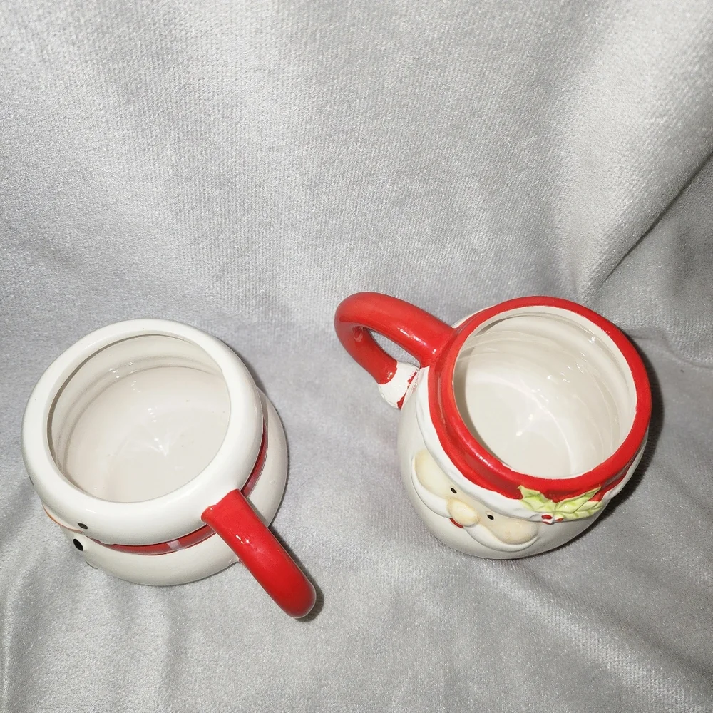 The Snowman & Santa Coffee Tea Mug Cups